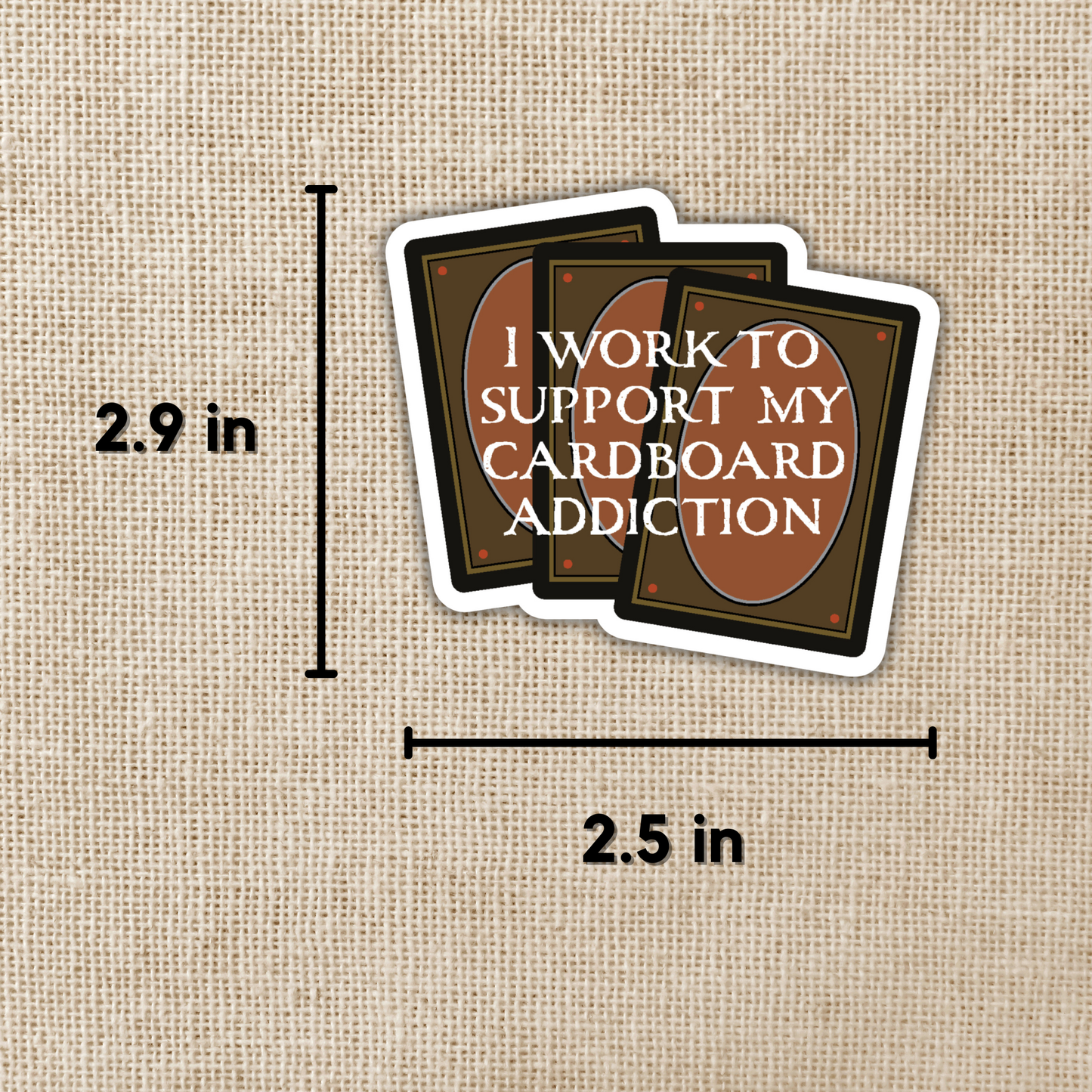 Cardboard Addiction Sticker