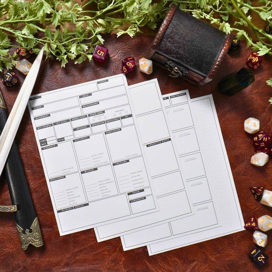 MTDC D&D 5e Mini Character Sheets