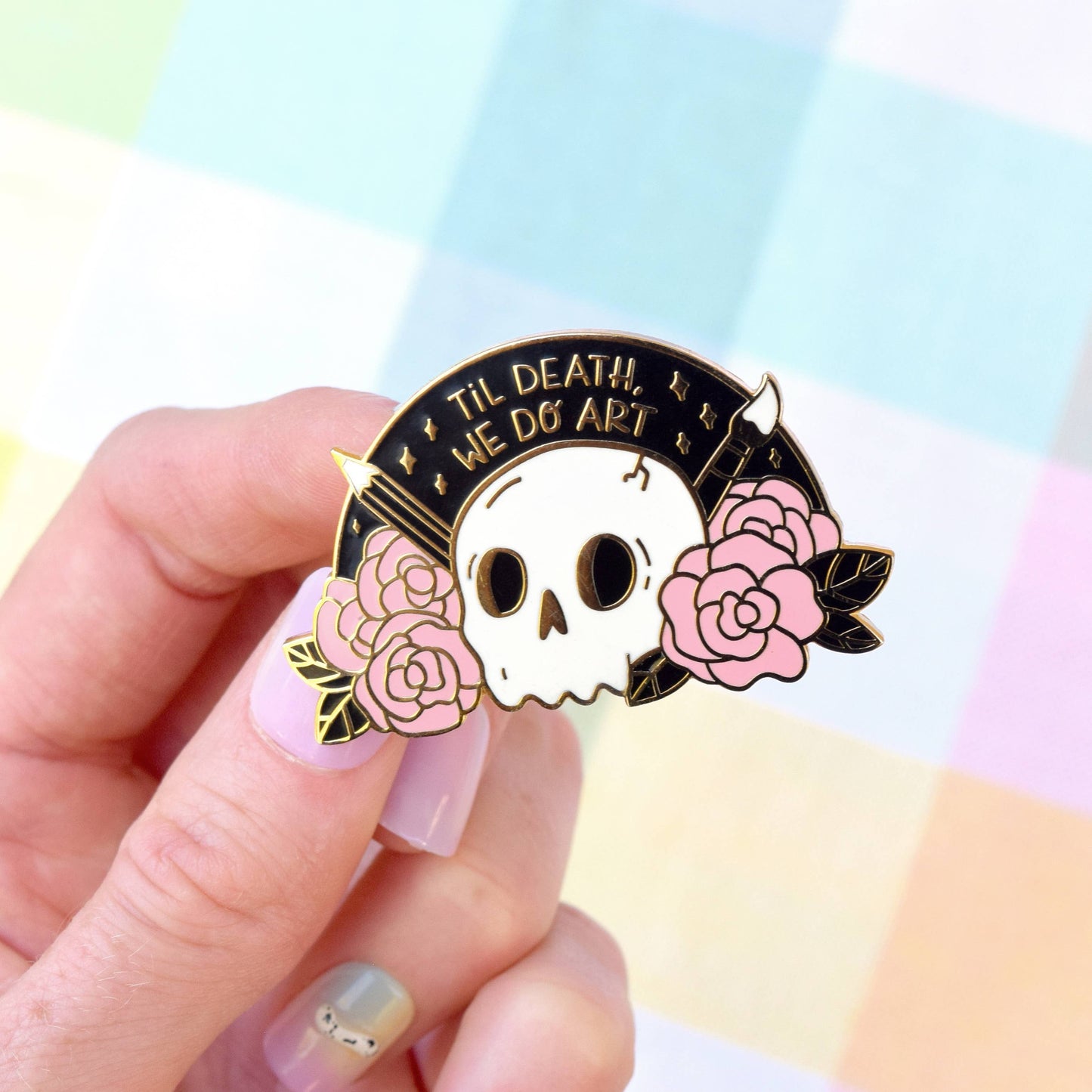 Enamel Pin | Til Death We Do Art