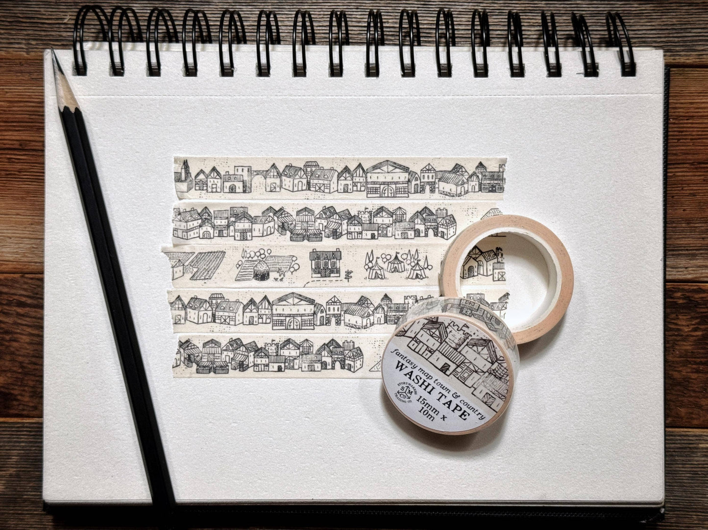STC Cartography Washi Tape | Towns