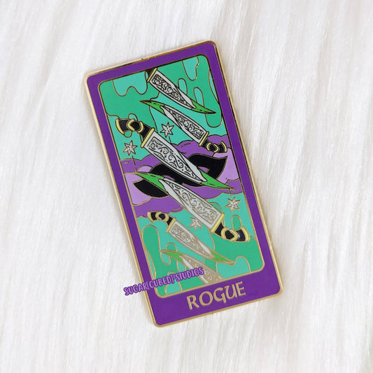D&D Class Tarot Enamel Pin Series | The Rogue