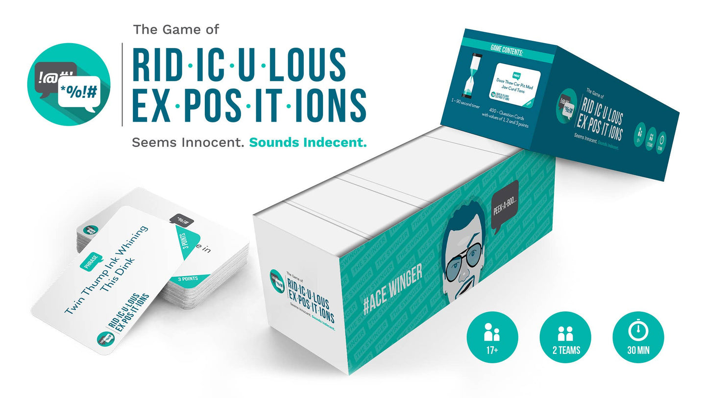 The Game of Ridiculous Expositions