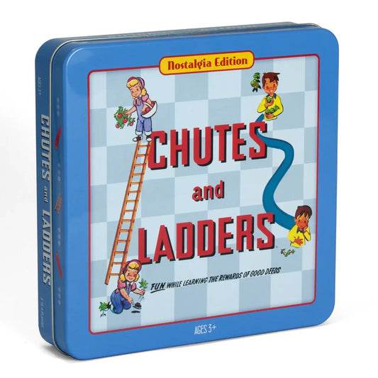 sale - WS Game Company Chutes and Ladders Nostalgia Tin