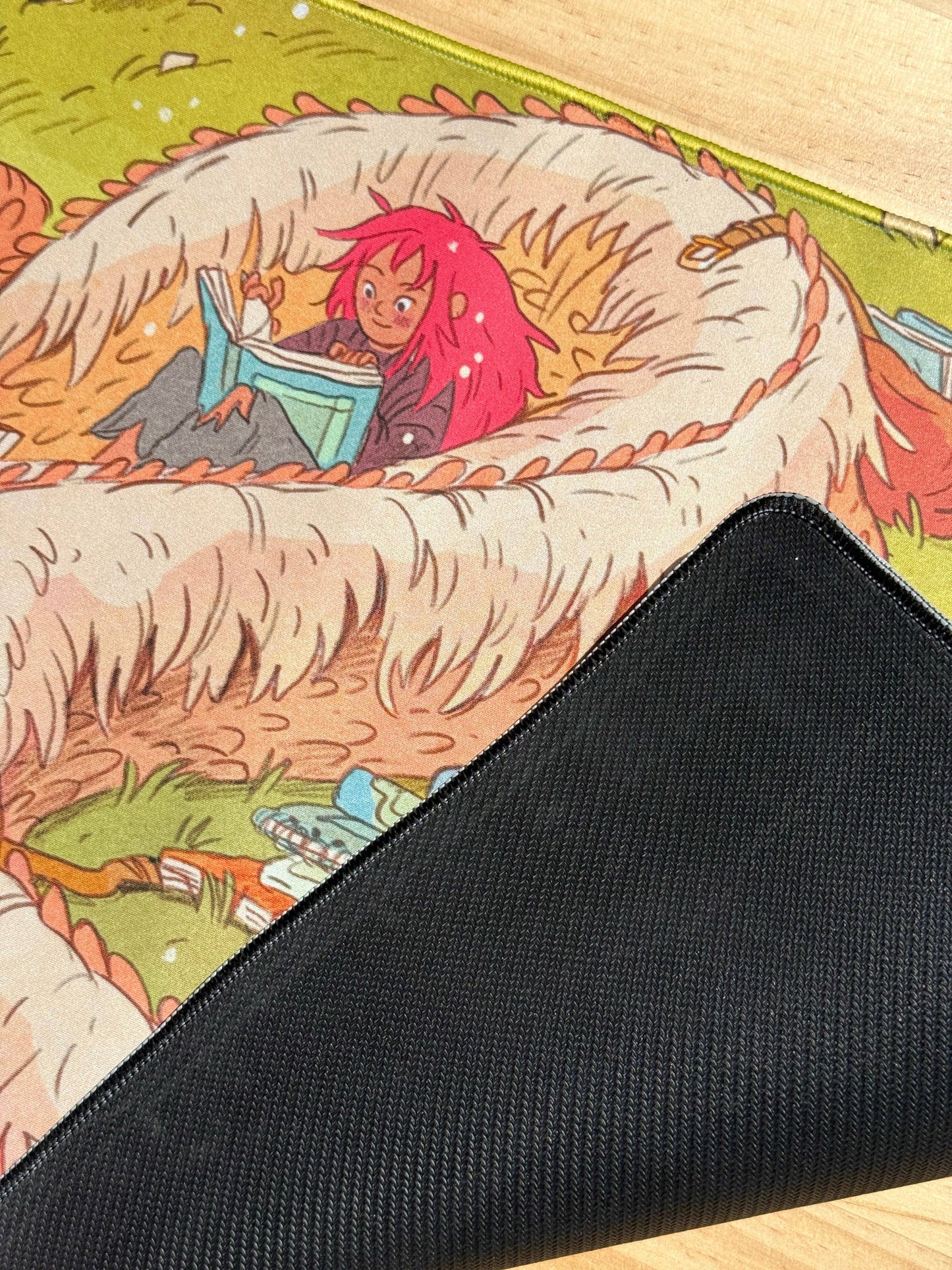Book Dragon Art Play-mat