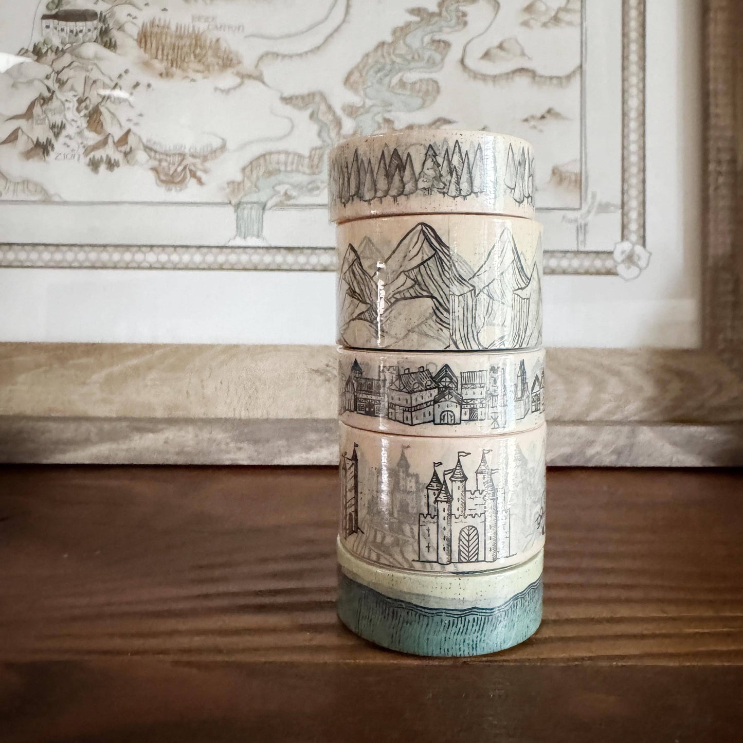 STC Cartography Washi Tape | Towns
