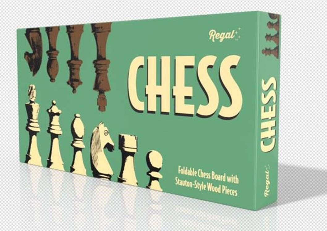 Regal Games Deluxe Wooden Chess Board Game