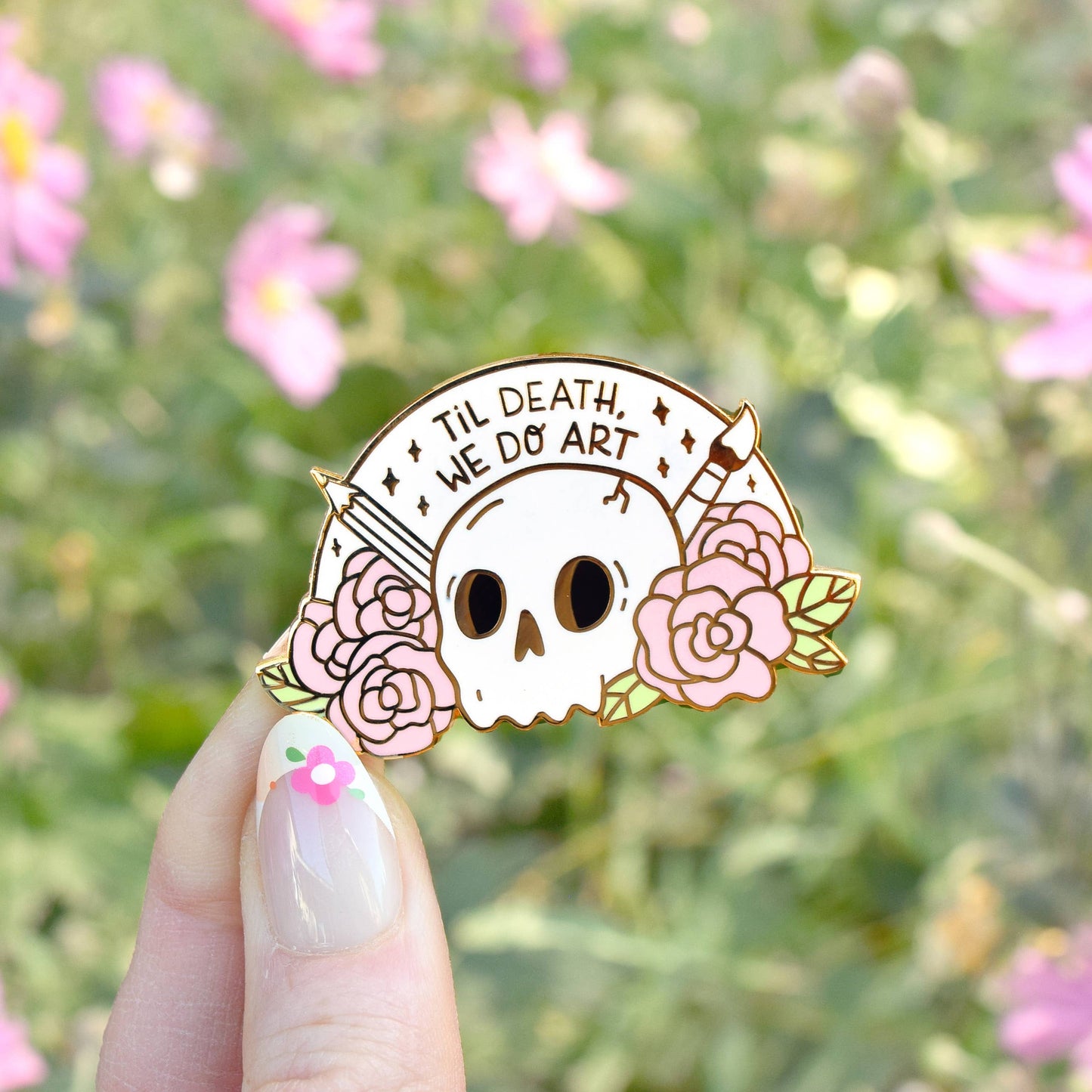 Enamel Pin | Til Death We Do Art