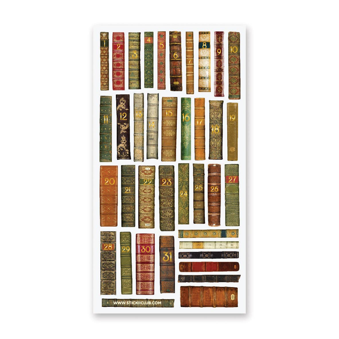 Sticker Sheet | Gilded Books