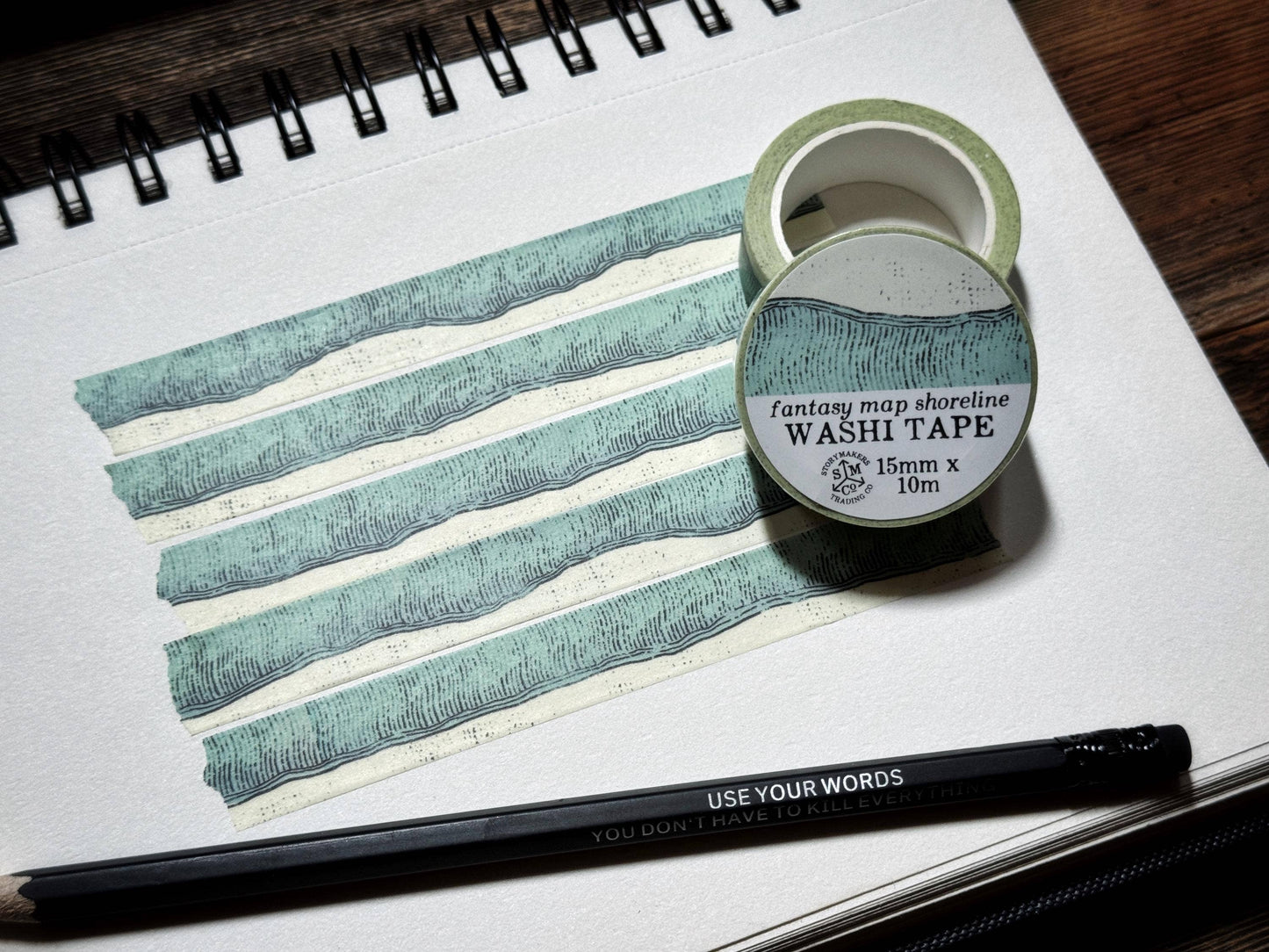 STC Cartography Washi Tape | Shorelines