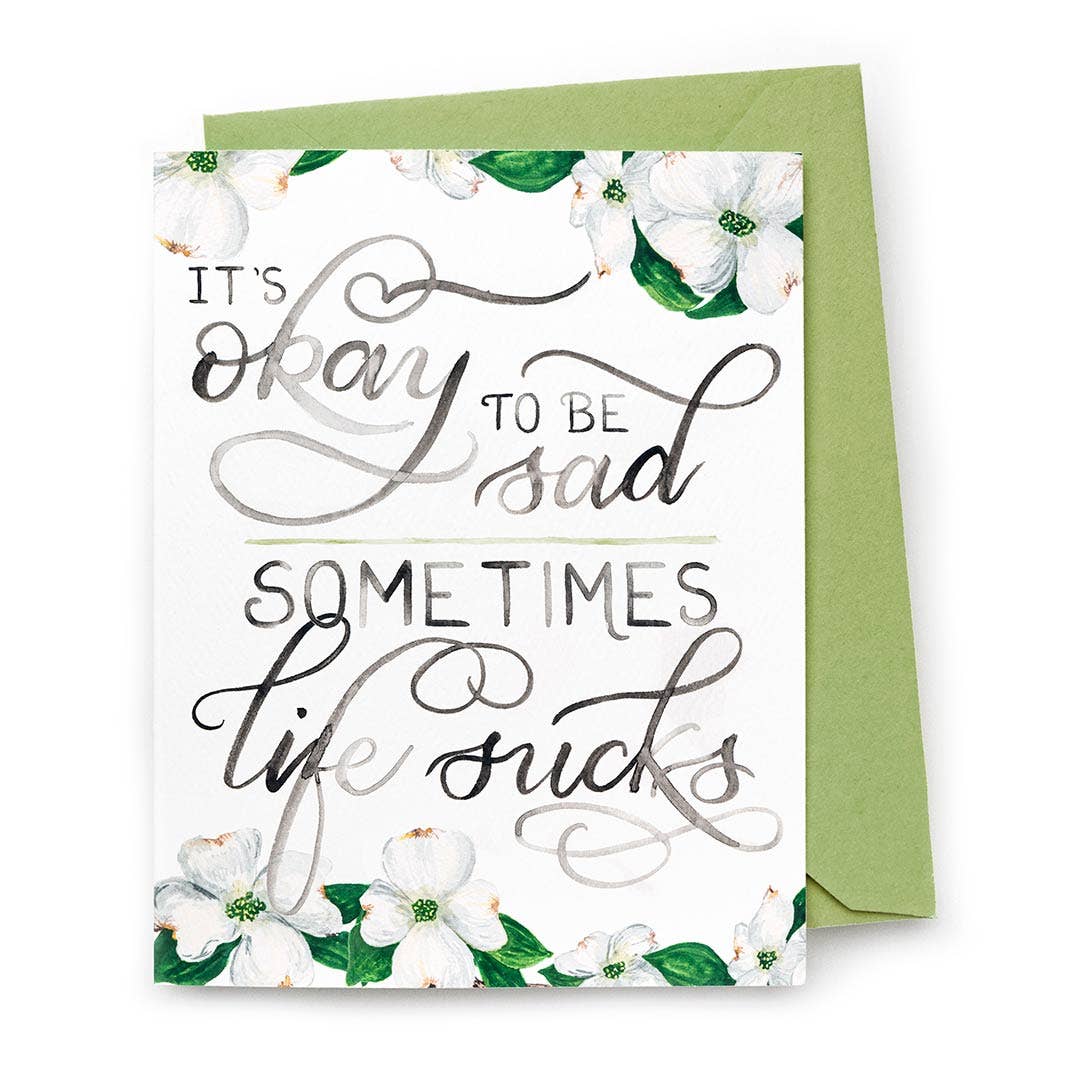 sale - Sometimes Life Sucks Card — Nontraditional Sympathy Card