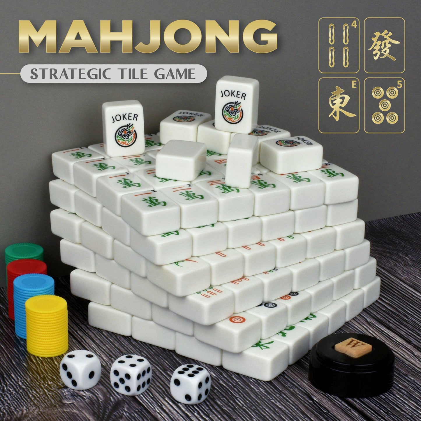 Mahjong Set (American Version)