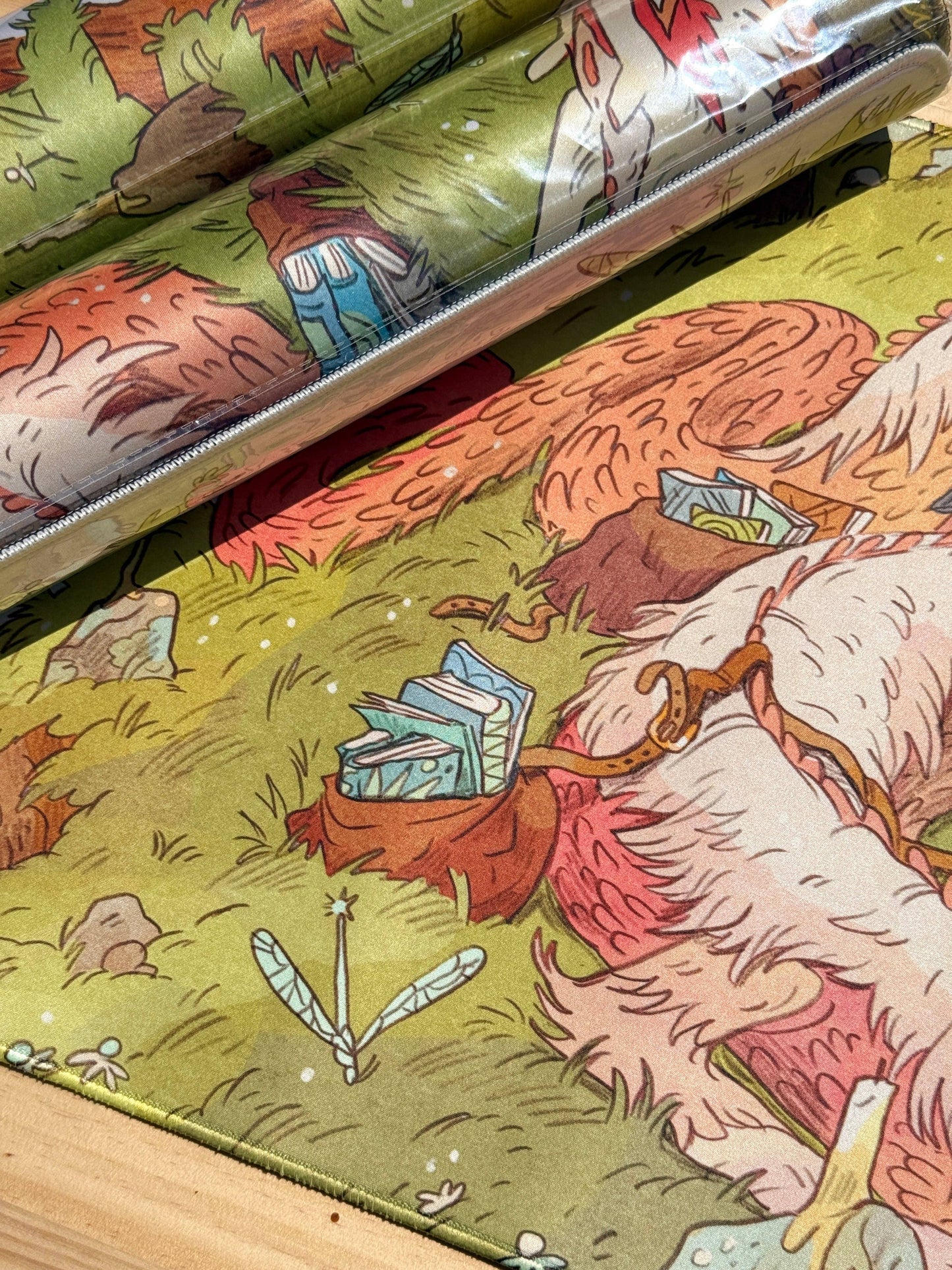 Book Dragon Art Play-mat