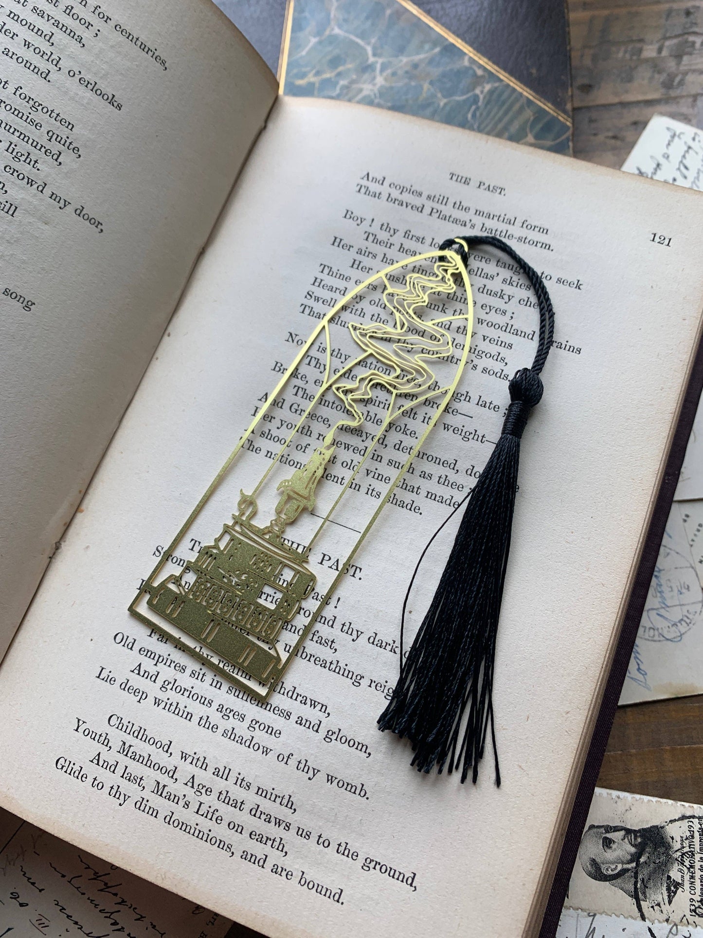 CM Metal Bookmark | Cathedral Candlestick