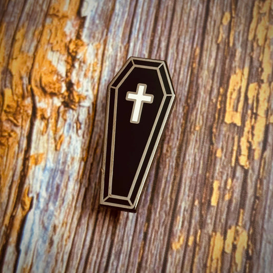 FCC Enamel Pin | Coffin