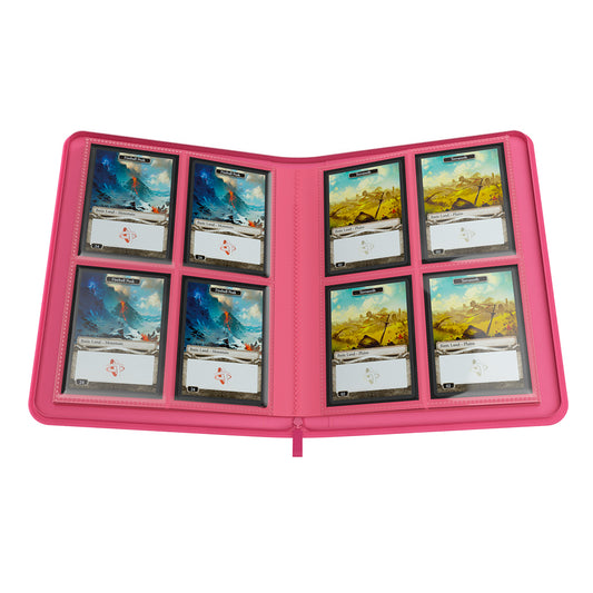 Gamegenic Zip-Up Album 8-Pocket Pink