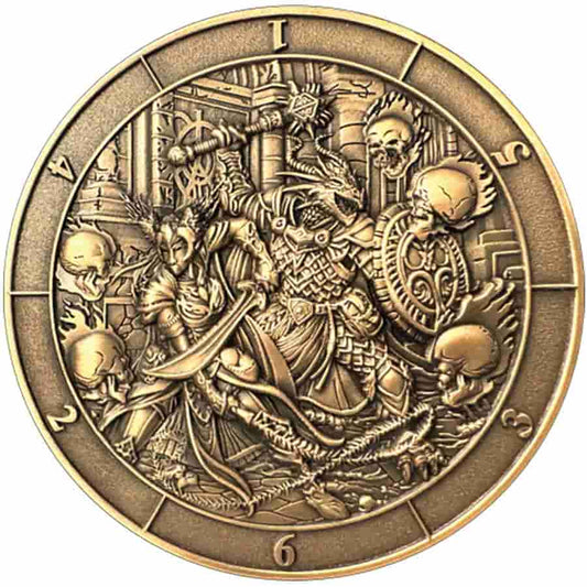 sale - GOLIATH COINS: DICE COIN D6: BATTLE SCENE