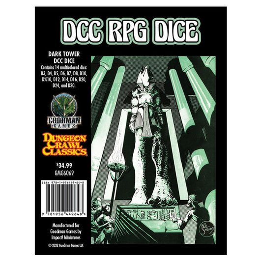 sale - 14-Set: Dungeon Crawl Classics: Dark Tower Dice Set