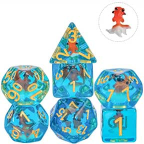 DISC UD Creature Inclusion Standard Dice Set | Goldfish (Pond)