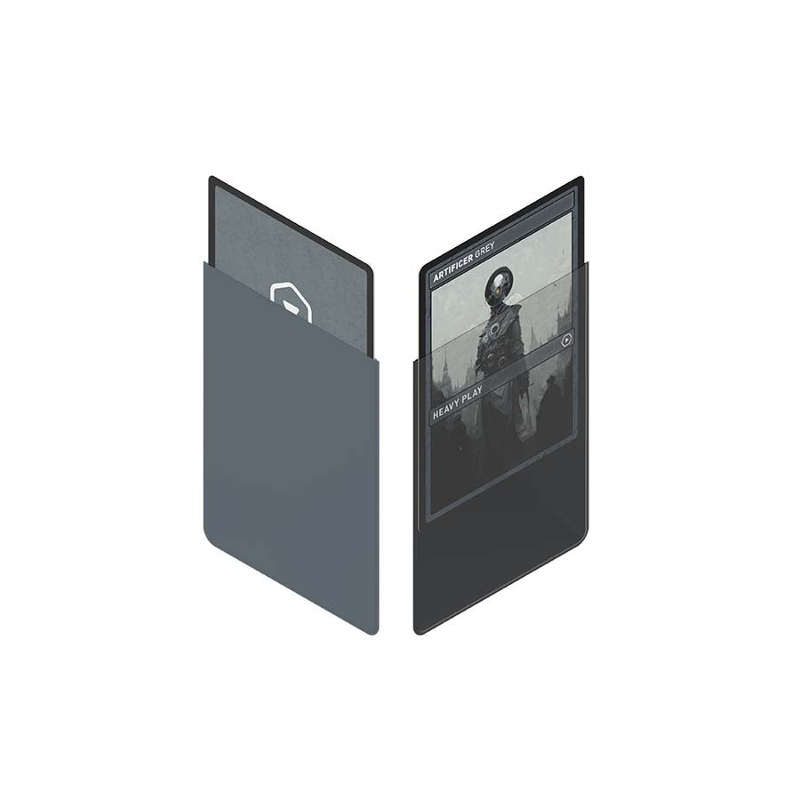 HEAVY PLAY: CURV SLEEVES: STANDARD 100: ARTIFICER GREY