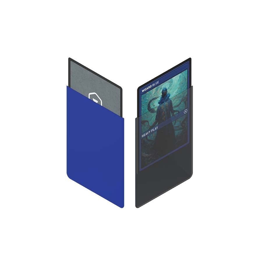 HEAVY PLAY: CURV SLEEVES: STANDARD 100: WIZARD BLUE