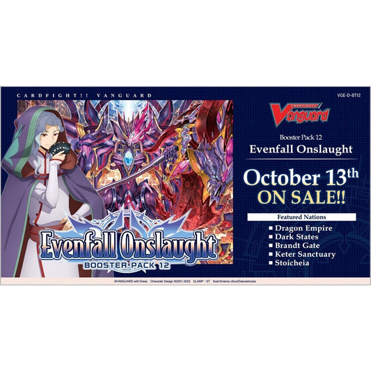 Cardfight Vanguard overDress: BT12 Evenfall Onslaught Booster Pack