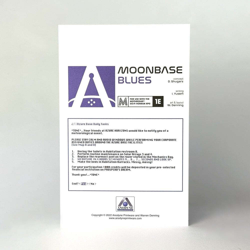Moonbase Blues 1E