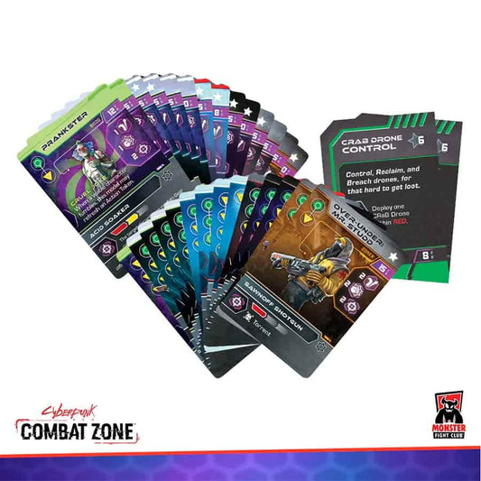 CyberPunk Red: Combat Zone: Character Card Pack