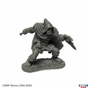 Bones USA RL: Rogan, Half Orc Rogue male [Reaper 30085]
