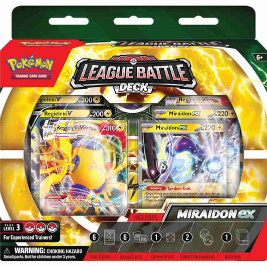 POKEMON TCG: MIRAIDON AND REGIELEKI EX LEAGUE BATTLE DECK (6CT)