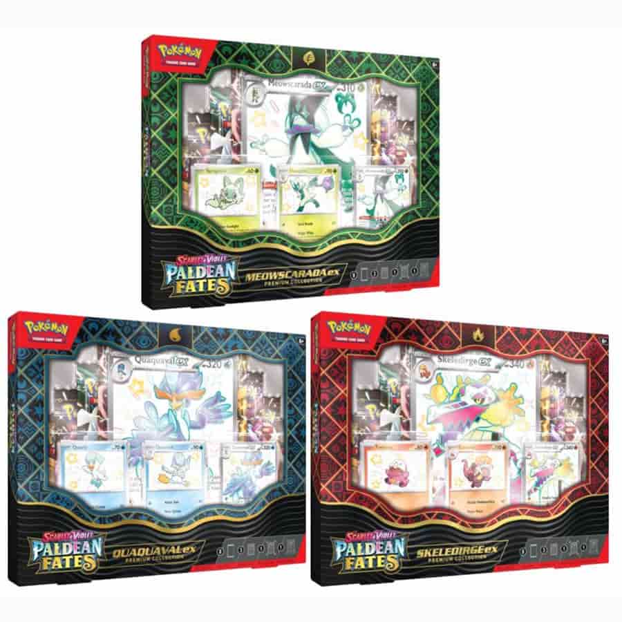 POKEMON TCG: SCARLET AND VIOLET: PALDEAN FATES: POKEMON EX PREMIUM COLLECTION