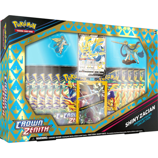 Pokemon Crown Zenith Premium Figure Collection Shiny Zacian Shiny Zamazenta