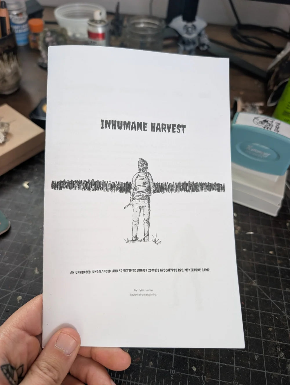 SALE - Inhumane Harvest (narrative wargame)