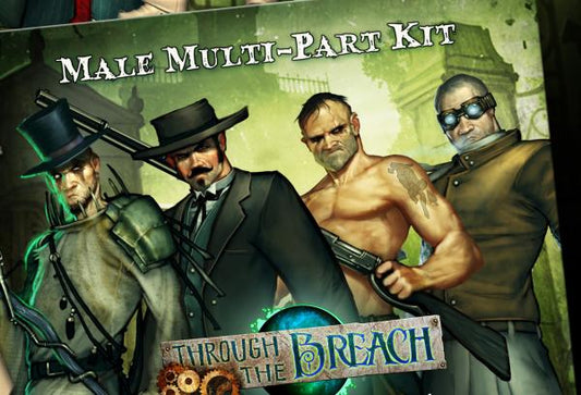 sale - Through The Breach RPG: Male Multi-Pose Figures