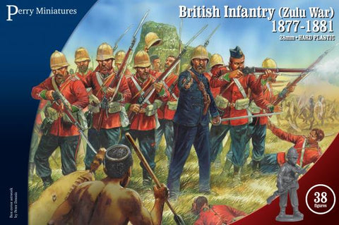 British Infantry (Zulu War) 1977-1881 Hard Plastic Miniatures - Perry Miniatures