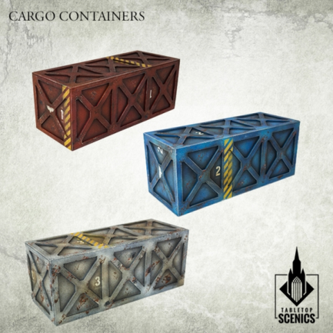Cargo Containers - Tabletop Scenics