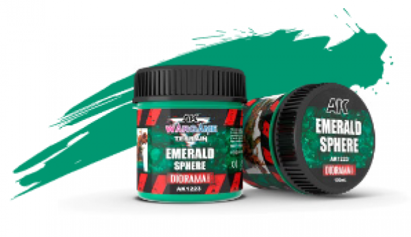emerald sphere acrylic diorama paste - AK INTERACTIVE