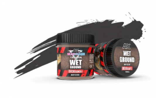 wet ground acrylic diorama paste - AK INTERACTIVE