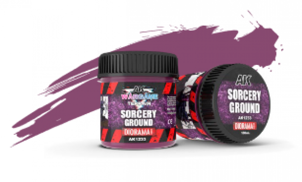 sorcery ground acrylic diorama paste - AK INTERACTIVE