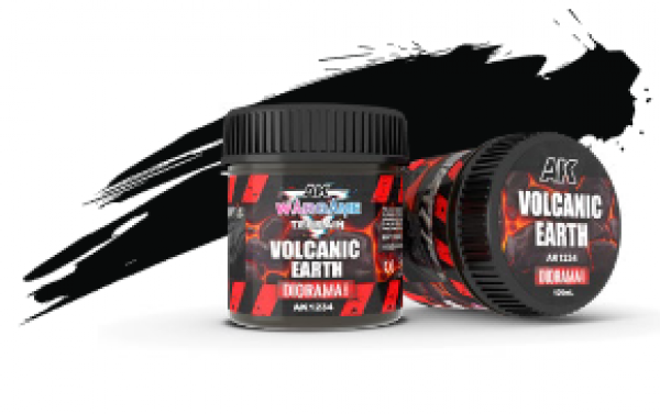 volcanic earth acrylic diorama paste - AK INTERACTIVE