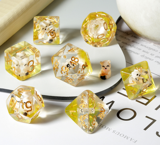 DH Creature Inclusion Standard Dice Set | Honey Bear