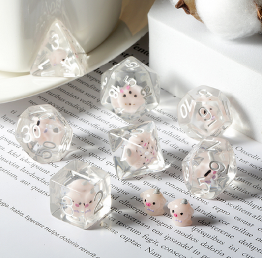 DH Creature Inclusion Standard Dice Set | Pig