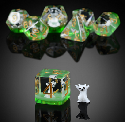 DH Creature Inclusion Standard Dice Set | Cat - Rave