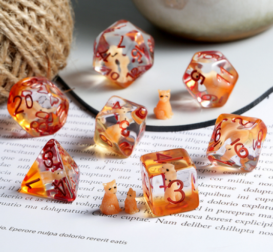 DH Creature Inclusion Standard Dice Set | Fox