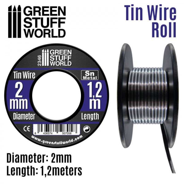 Green Stuff World - 2mm tin wire