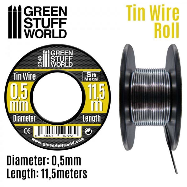 Green Stuff World - 0.5mm tin wire