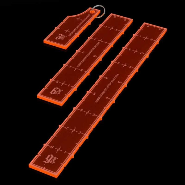 Green Stuff World - 3, 6, 9 Rulers, Orange