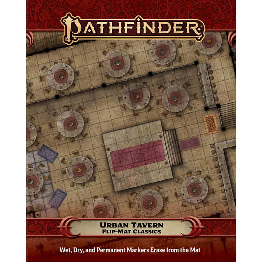 sale - Pathfinder Flip-Mat: Urban Tavern [PZO31044]