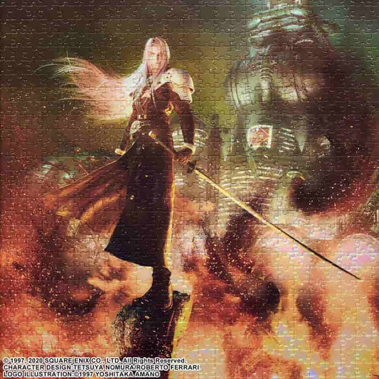 sale - FINAL FANTASY VII REMAKE: JIGSAW PUZZLE: SEPHIROTH KEY ART (1000 PIECE)