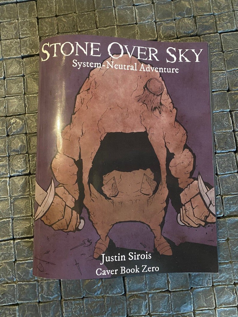 SALE - Stone Over Sky - A Caver Adventure Module