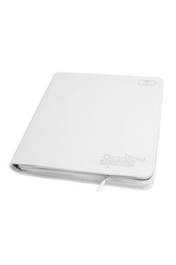 12 POCKET QUADROW ZIPFOLIO XENOSKIN WHITE